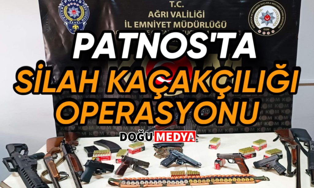 Patnos’ta Silah Kaçakçılığı Operasyonunda 22 Şüpheli Yakalandı