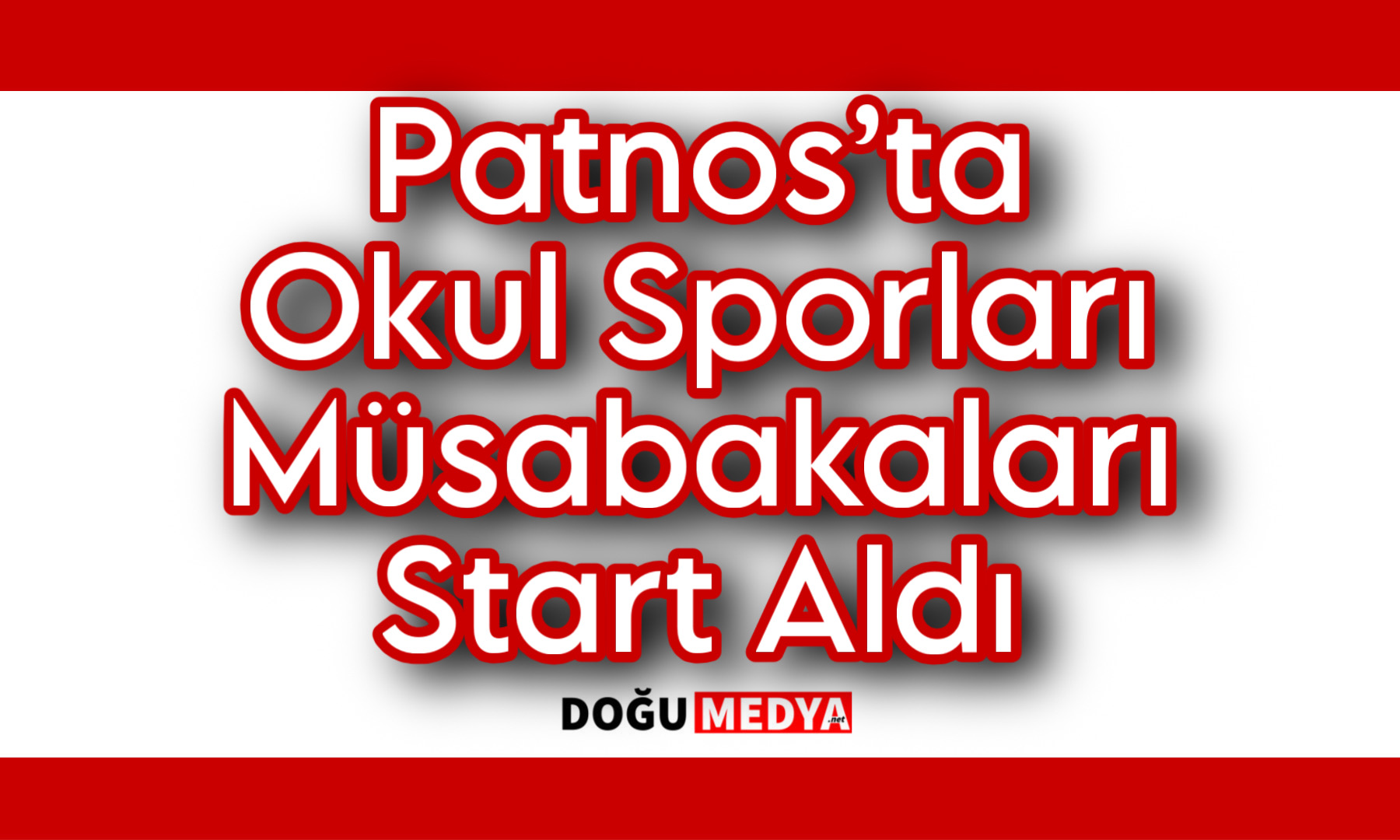 Patnos’ta Okul Sporları Müsabakaları Start Aldı
