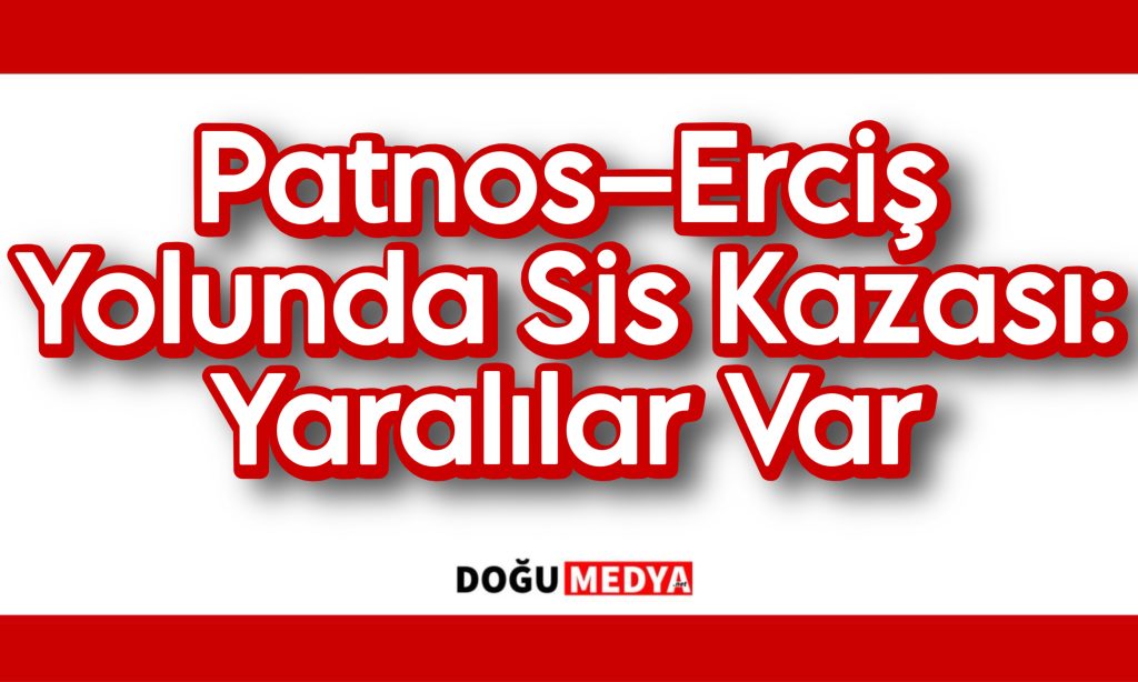 Patnos–Erciş Yolunda Sis Kazası: Yaralılar Var