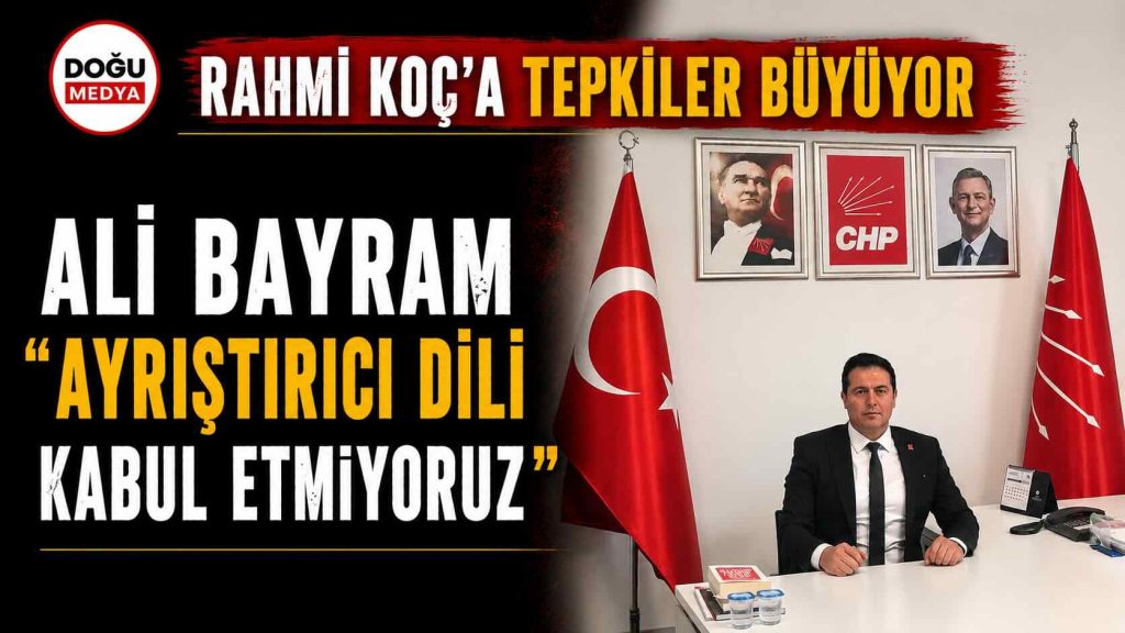 Ali Bayram “Ayrıştırıcı Dili Kabul Etmiyoruz” 