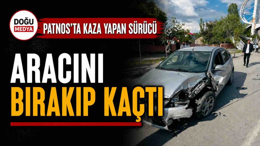 Patnos’ta Kaza Yapan Sürücü Aracını Bırakıp Kaçtı