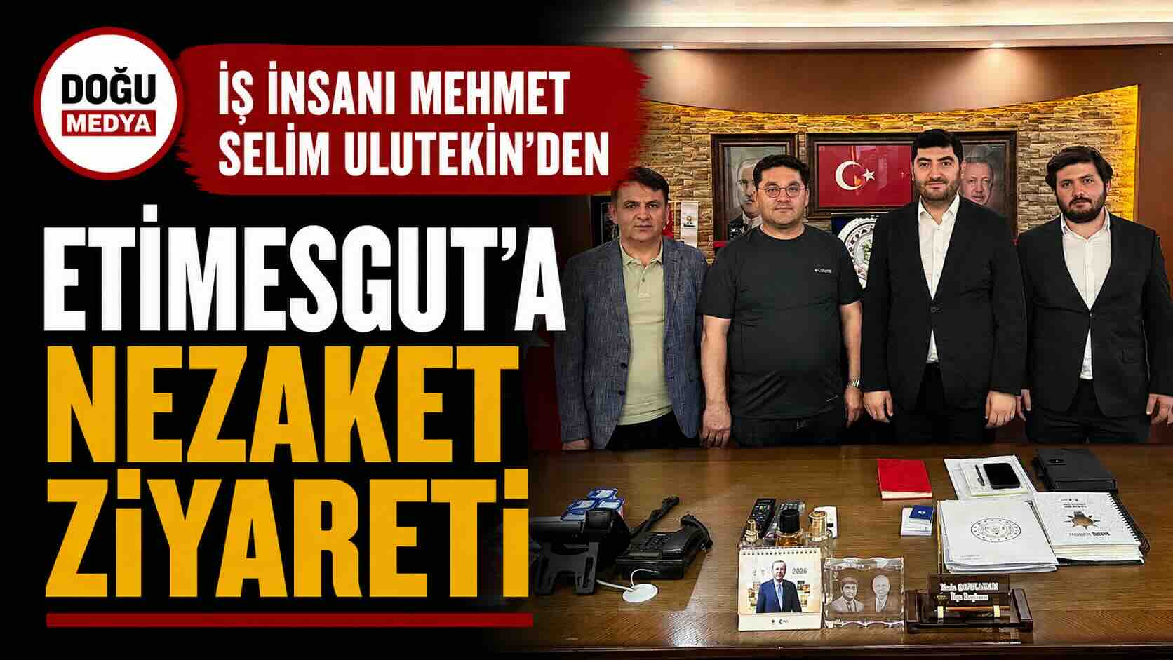 İş İnsanı Mehmet Selim Ulutekin’den Etimesgut’a Nezaket Ziyareti