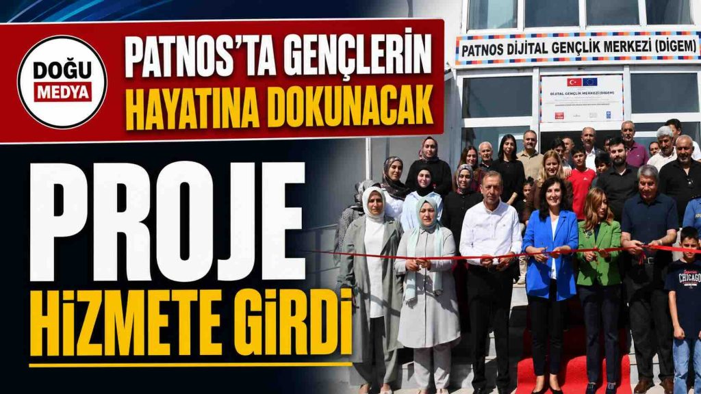 Patnos’ta Dijital Gençlik Merkezi Kapılarını Açtı 