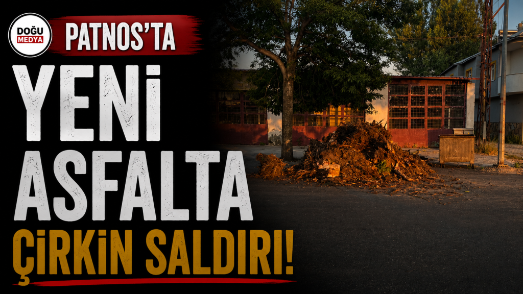 Patnos’ta Yeni Asfalta Çirkin Saldırı!