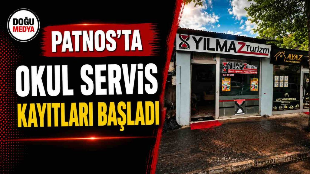 Patnos’ta Okul Servis Kayıtları Başladı