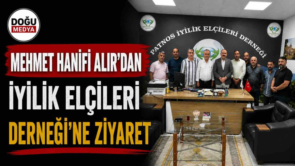 Mehmet Hanifi Alır’dan İyilik Elçileri Derneği’ne Ziyaret