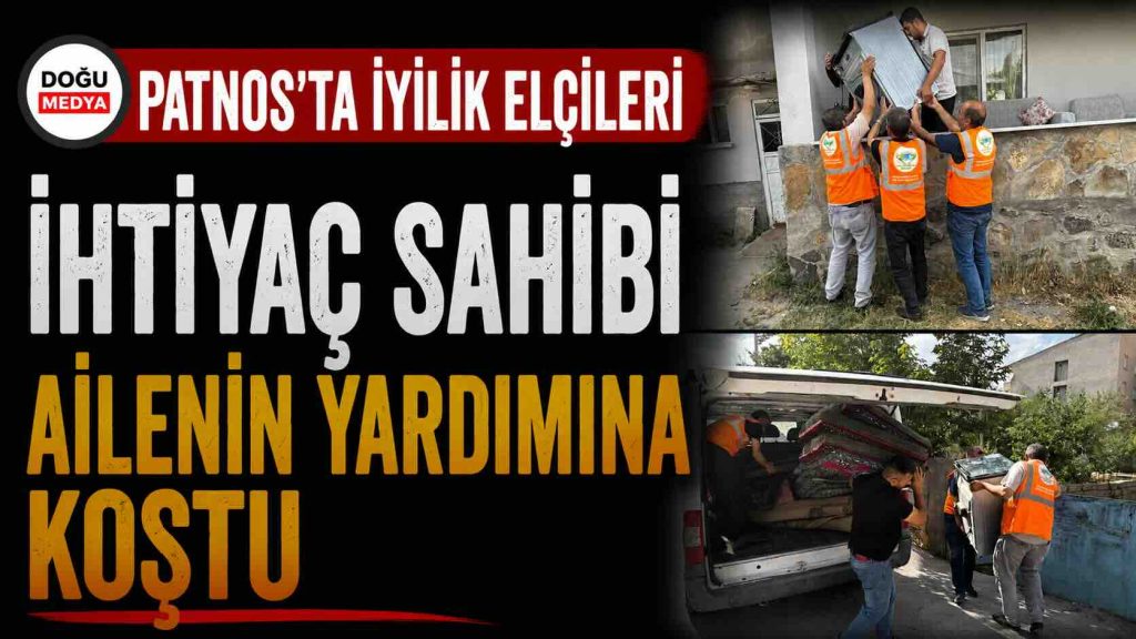 Patnos’ta İyilik Elçileri İhtiyaç Sahibi Ailenin Yardımına Koştu