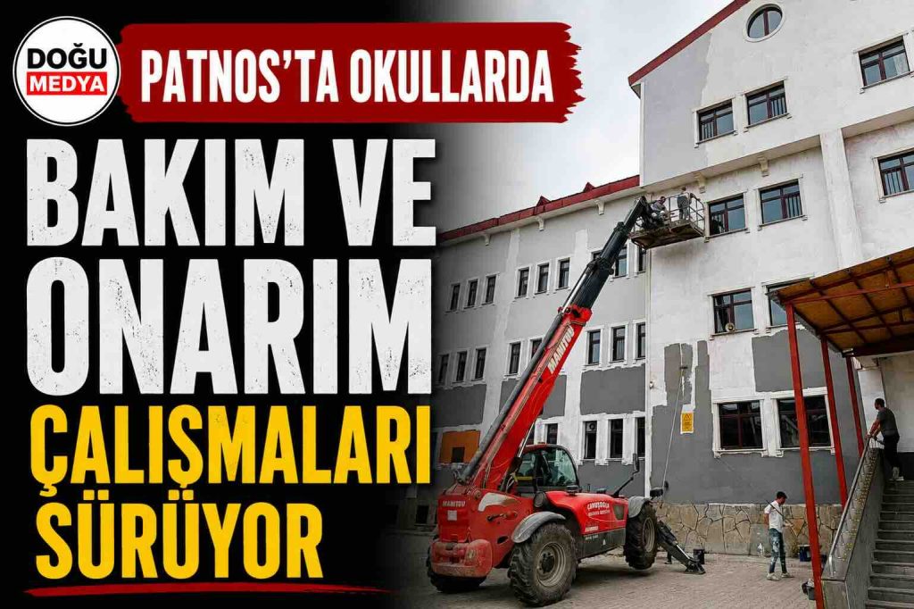 Patnos’ta Okullarda Bakım Ve Onarım Çalışmaları Sürüyor