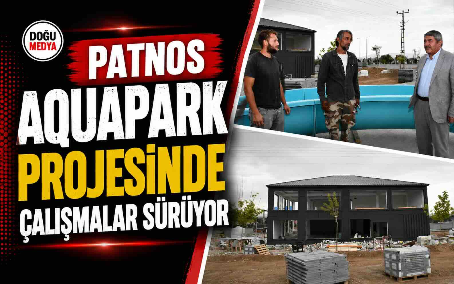 Patnos Aquapark Projesinde Çalışmalar Sürüyor