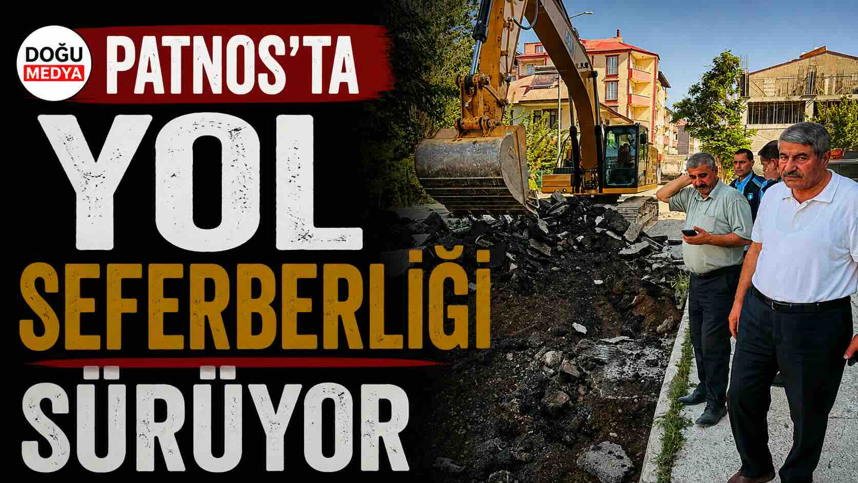Patnos’ta Yol Seferberliği Sürüyor
