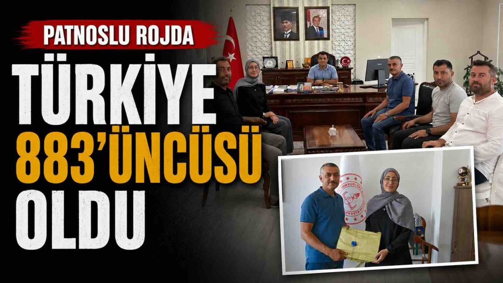 Patnoslu Rojda Türkiye 883’üncüsü Oldu