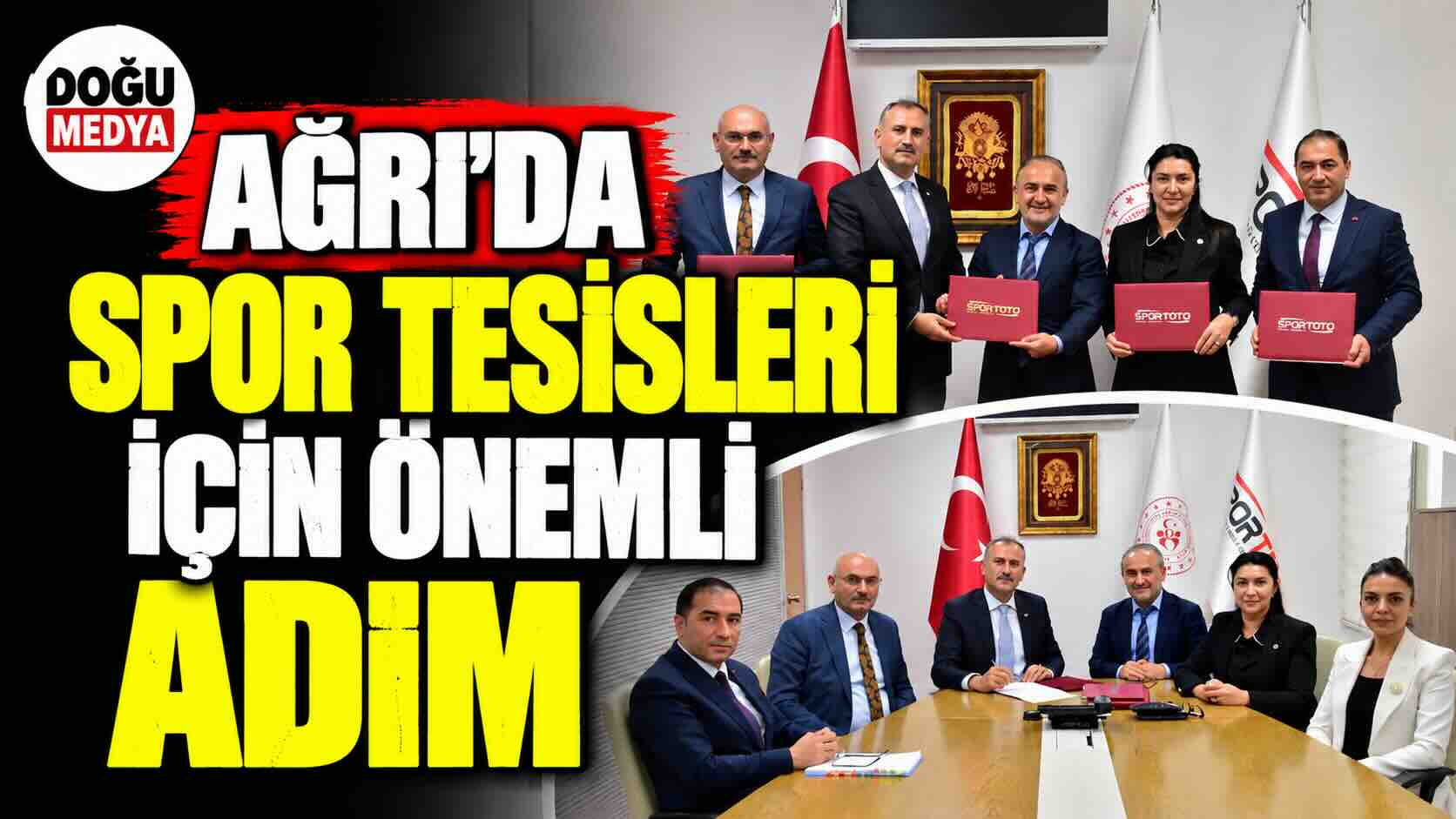 Ağrı’da Spor Tesisleri İçin Önemli Adım