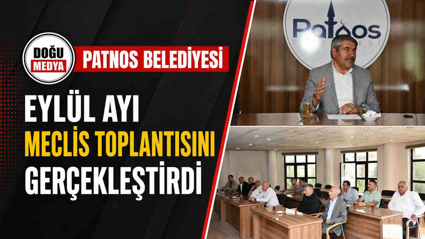 Patnos Belediyesi Eylül Ayı Meclis Toplantısını Gerçekleştirdi