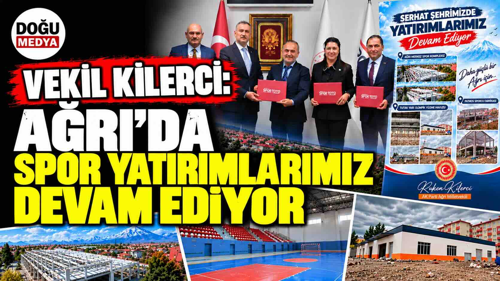 Vekil Kilerci: Ağrı’da Spor Yatırımlarımız Devam Ediyor