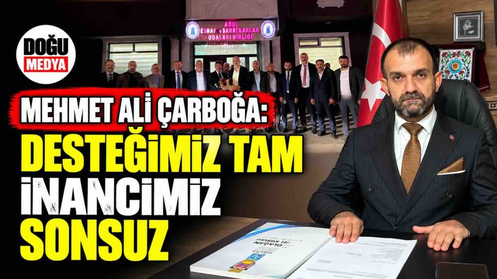 Mehmet Ali Çarboğa: Desteğimiz Tam, İnancımız Sonsuz