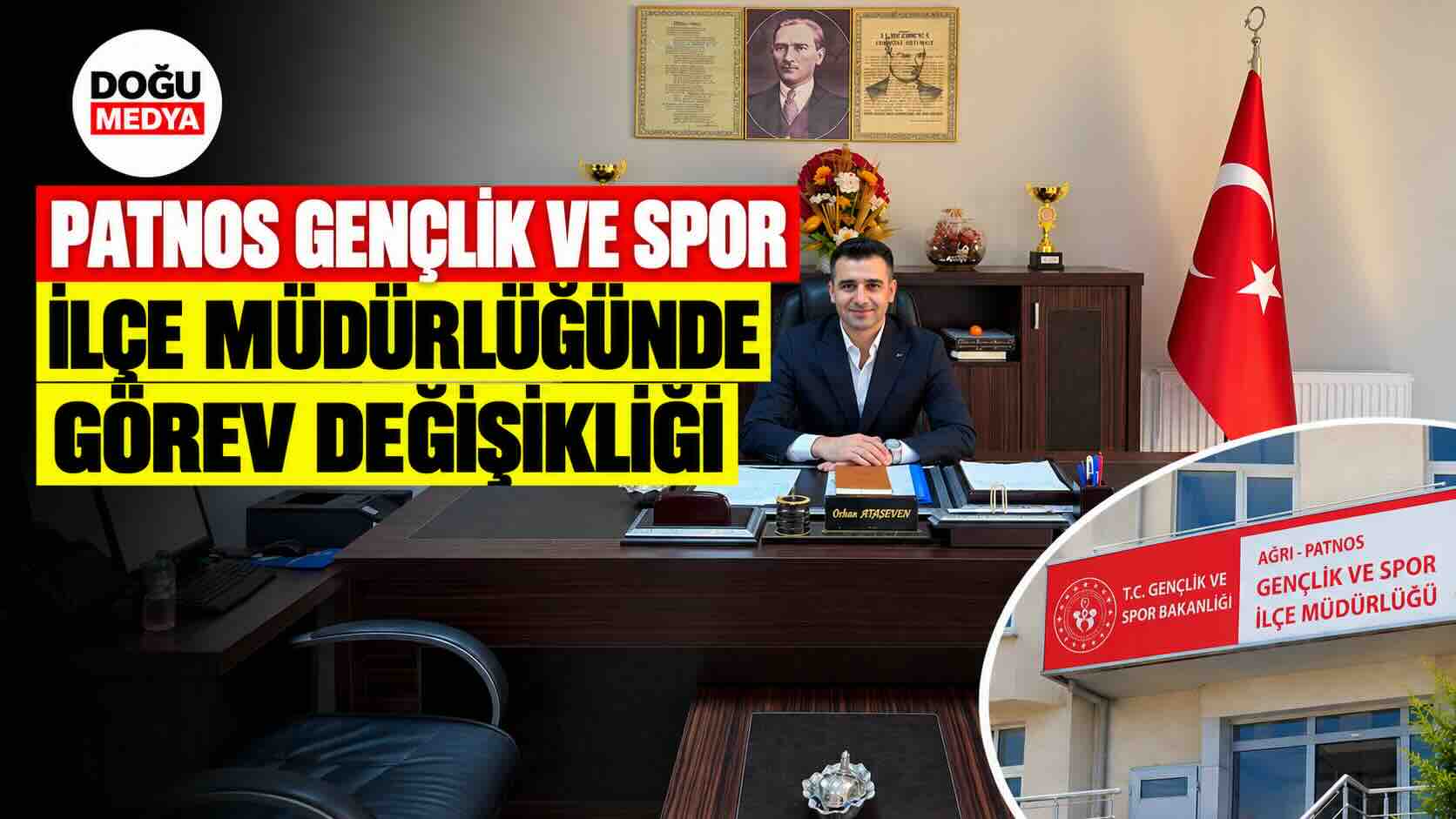 Patnos Gençlik Ve Spor İlçe Müdürlüğünde Görev Değişikliği