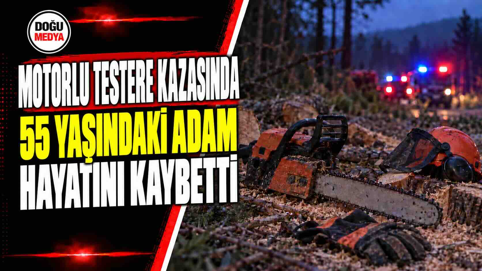 Motorlu Testere Kazasında 55 Yaşındaki Adam Hayatını Kaybetti