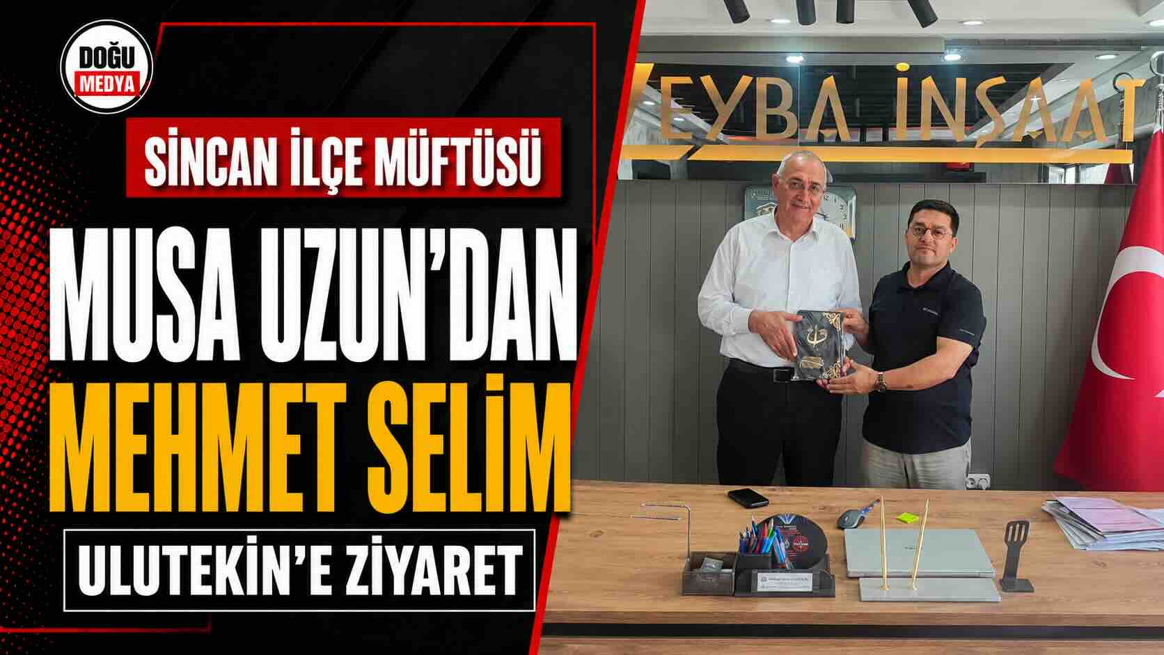Sincan İlçe Müftüsü Musa Uzun’dan Mehmet Selim Ulutekin’e Ziyaret