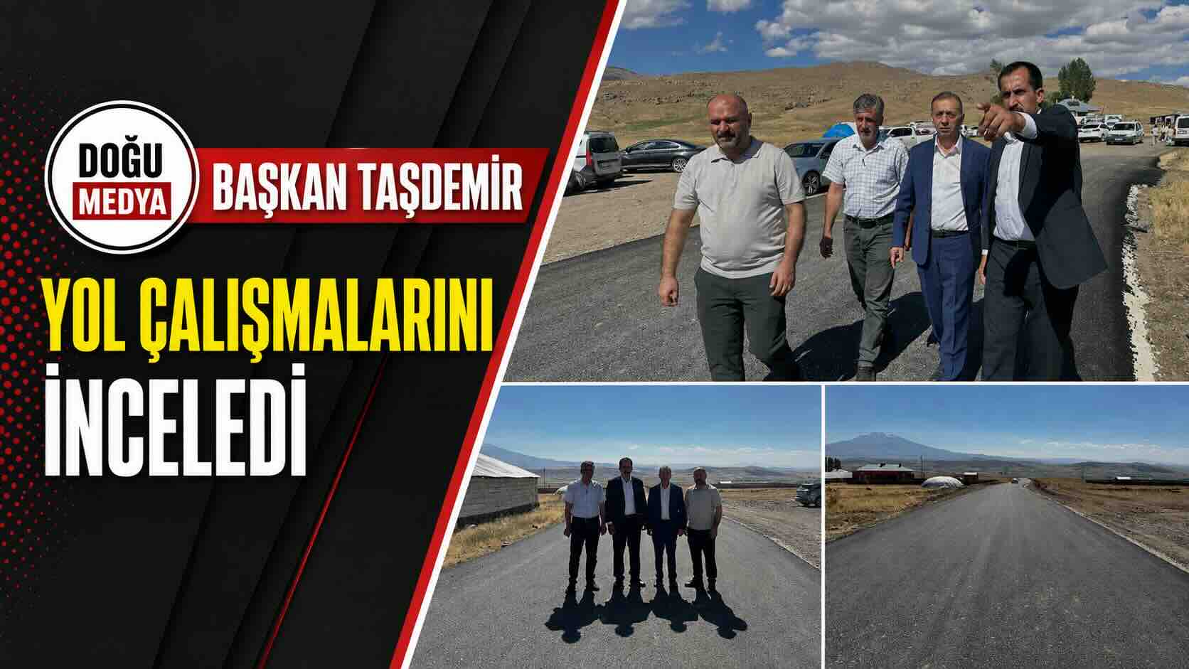 Başkan Taşdemir Yol Çalışmaları İnceledi