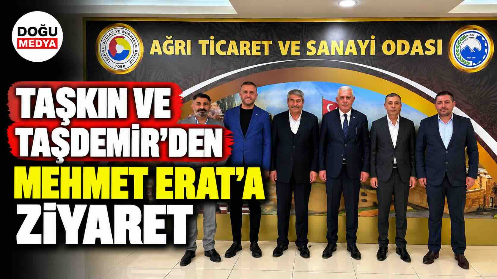 Taşkın ve Taşdemir’den Mehmet Erat’a Ziyaret