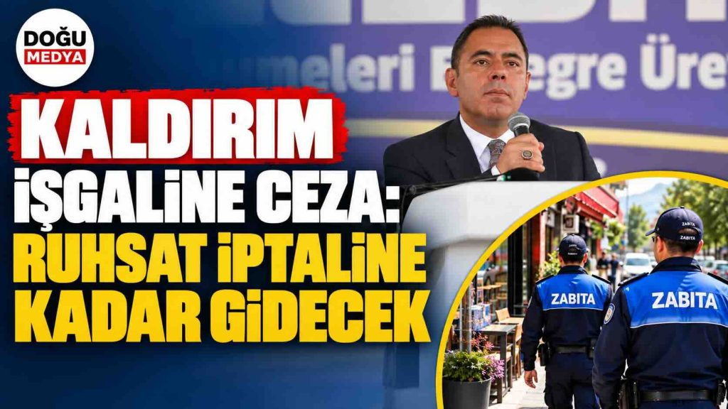 Kaldırım İşgaline Ceza: Ruhsat İptaline Kadar Gidecek