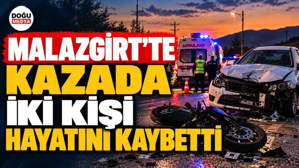 Malazgirt’te Kazada İki Kişi Hayatını Kaybetti