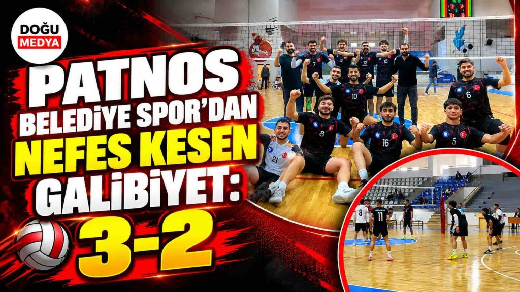 Patnos Belediye Spor’dan Nefes Kesen Galibiyet: 3-2