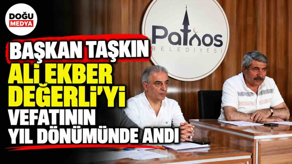 Başkan Taşkın Ali Ekber Değerli’yi Vefatının Yıl Dönümünde Andı