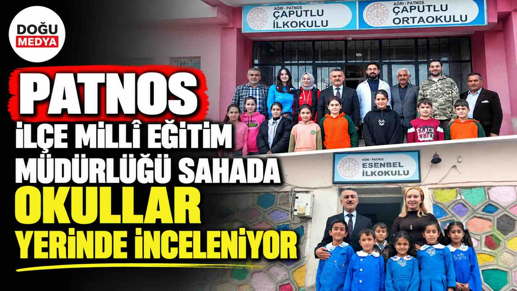 Patnos İlçe Millî Eğitim Müdürlüğü Sahada: Okullar Yerinde İnceleniyor