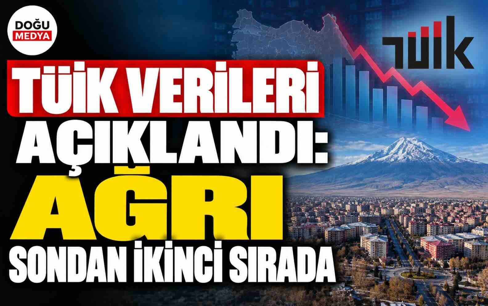 TÜİK Verileri Açıklandı: Ağrı Sondan İkinci Sırada 
